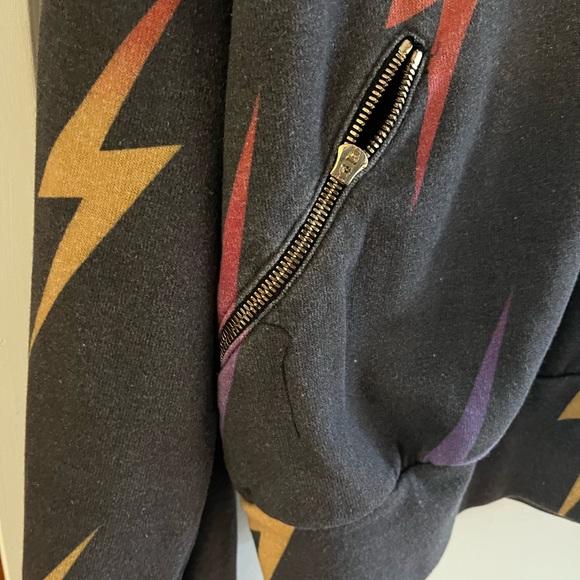 Aviator Nation Repeat Bolt Zip Up Hoodie - Picture 4 of 6